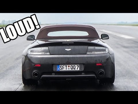 THE LOUDEST Aston Martin Vantage S EVER! Sound & Accelerations!