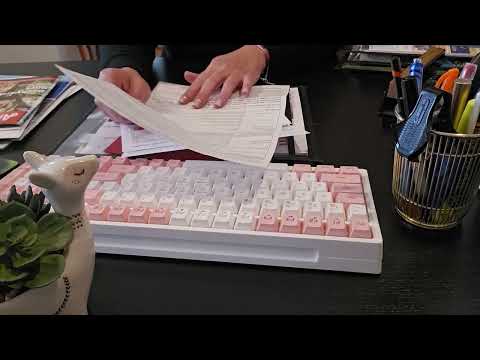 Going Through Office Mail | Paper Sounds ASMR | No Talking