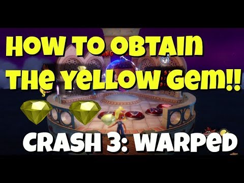 Crash Bandicoot 3 100% Playthrough How to Obtain the Yellow Gem