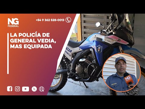 NGFEDERAL -  LA POLICÍA DE GENERAL VEDIA, MAS EQUIPADA