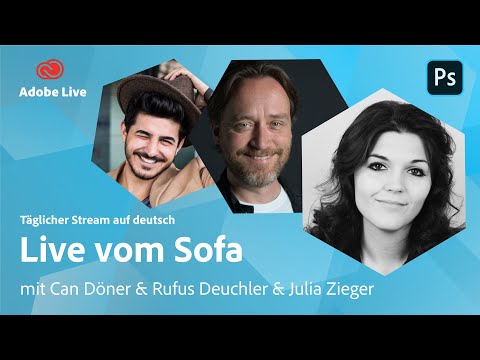 Illustration mit Can, Rufus & Julia Zieger  | Adobe Live