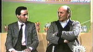 Boniperti mentre lascia l'Olimpico di Roma... in esclusiva su Rete Oro (anni '80)