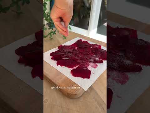 the healthiest chips 🤤😋 BEET CHIPS