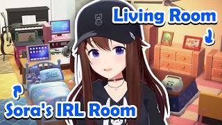 Sora Gives a House Tour in Animal Crossing