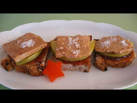 Canapé de foie