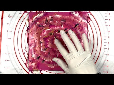 #175 PERFECT IN PINK🌸🌺: Reverse Flower Dip Fluid Art Tutorial
