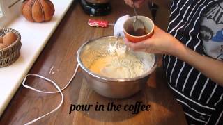 Simple Coffee Sponge Cake