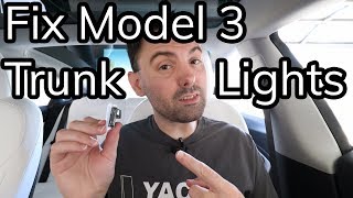 Fixing Dim Model 3 Trunk Lighting