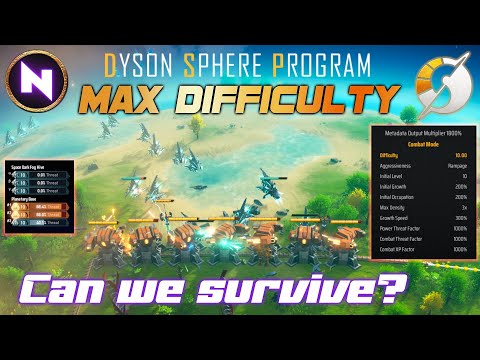 All DARK FOG Settings To MAX DIFFICULTY | #1 | Dyson Sphere Program - Dark Fog | Lets Play