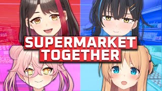 【Supermarket Together】今日からみんなで経営者♩【#左曲がりのエビ】