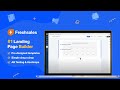 How to Create Landing Pages | Freshsales CRM Demo