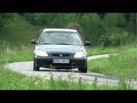 Przemysław Woźnica / Wojciech Bzowski - Honda Civic - 4 runda SJS MAXI OES 3  Łapanów 09-06-2012