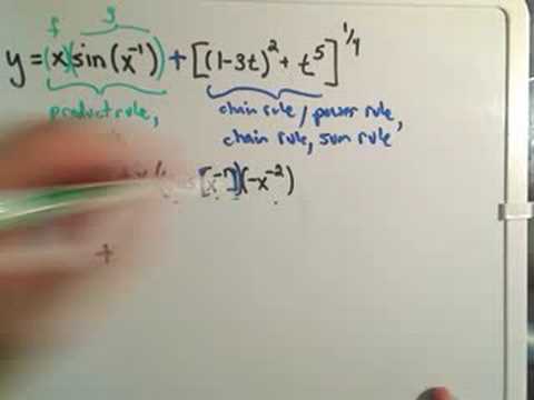 Using the Chain Rule - Harder Example #3