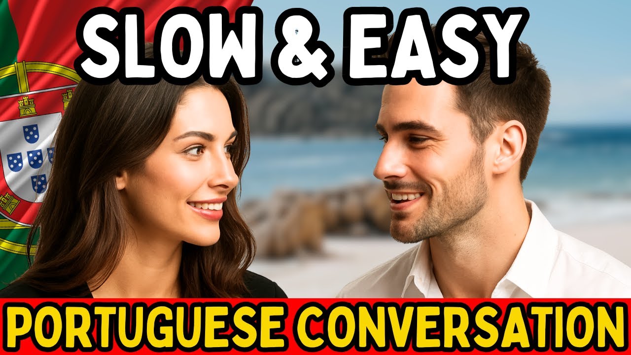 Repeat After Me: BEGINNER Portuguese (Slow and Natural Conversations)