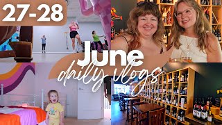 JUNE 27 & 28 VLOG | ikea, alice sees her new room, boozy book fair with a friend, ymca + more