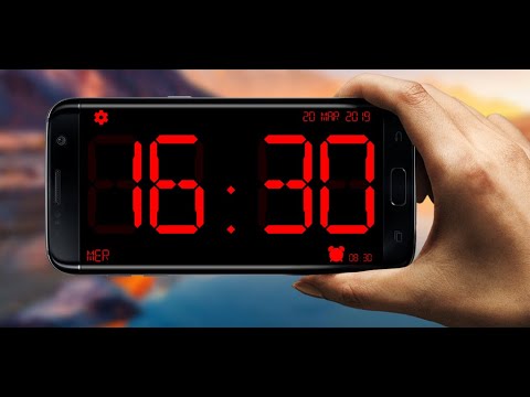 Huge Digital Clock Pro Video