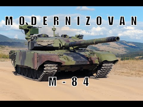MODERNIZOVANI TENK M-84AS1 NA BOJEVOM GAĐANJU |