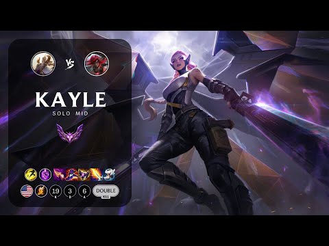 Kayle Mid vs Katarina - NA Master Patch 14.5