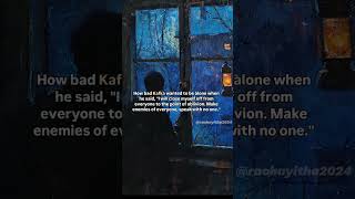 Kafka and the Desire for Solitude