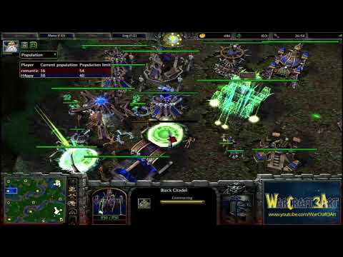 Romantic(HU) vs Happy(UD) - WarCraft 3 Frozen Throne - RN3084