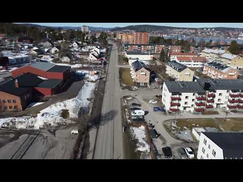 Flygtur över Skönsmon - Sundsvall Mars 2022