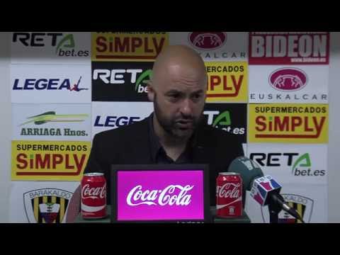 RdP David Movilla tras Barakaldo CF 2 -  SD Zamudio 0 ( Liga)