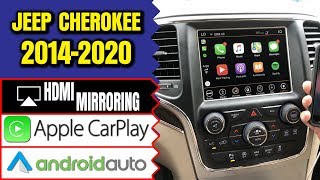 Jeep Cherokee 2014-2019 NAVTOOL NAVIGATION VIDEO INTERFACE, ADD APPLE CARPLAY, SMARTPHONE MIRRORING
