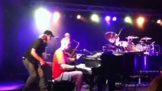 Rick Carlisle playing keys with Bruce Hornsby - Greenfield