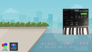 Video thumbnail for Roland Pro-E - Miami Funk 1989 by JHG Music