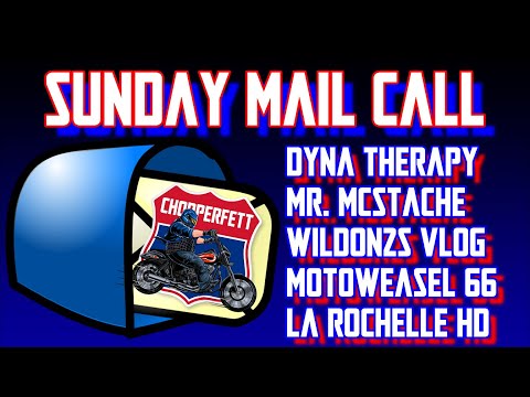 SUNDAY MAIL CALL EPISODE 8 - MOTOVLOG STICKERS AND POKER CHIP SWAPS