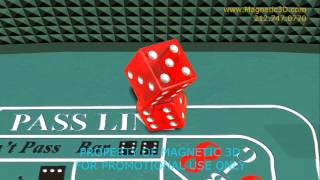 Magnetic 3D - Casino Content - Craps Dice-Roll