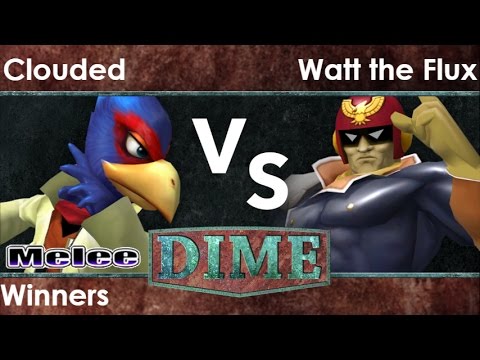 DIME 20 - AWOL | Clouded (Falco) vs Watt the Flux (C Falcon) Winners - Melee