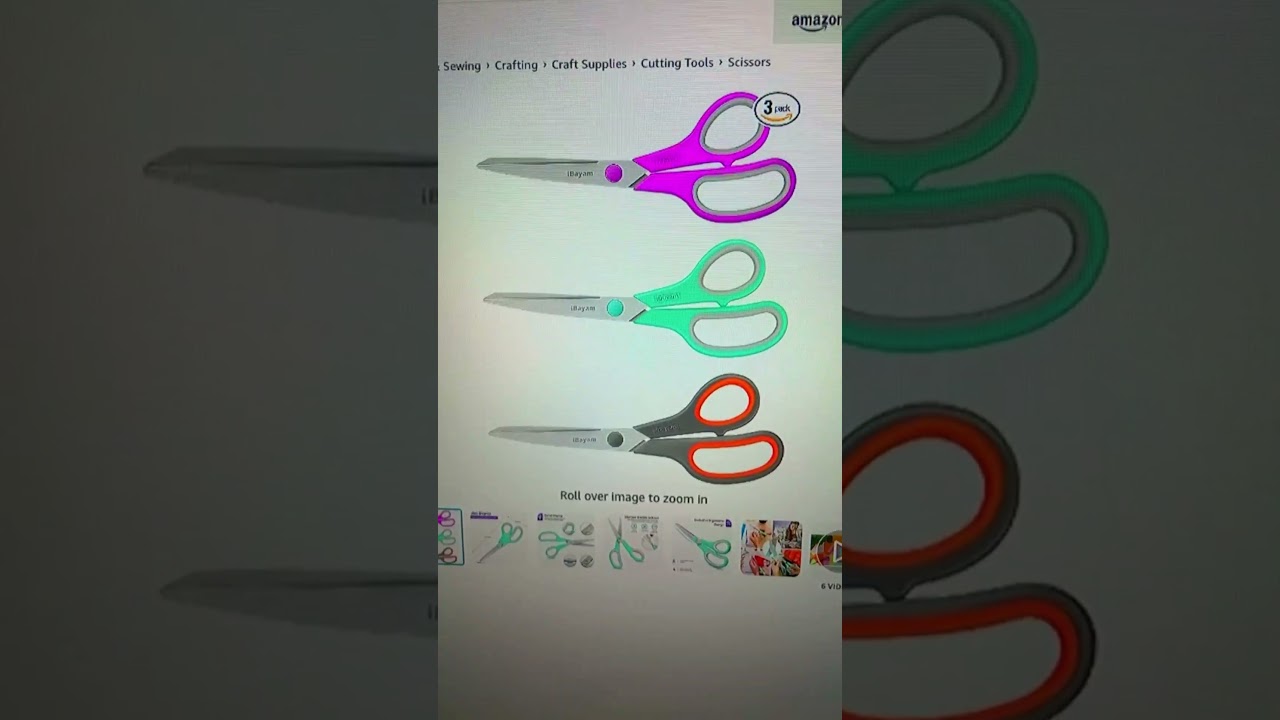 Cutting Edge Precision: A Review of the iBayam 8” All Purpose Scissors Amazon!