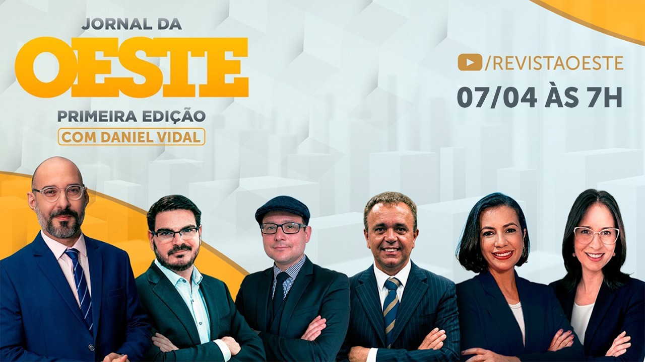 JORNAL DA OESTE PRIMEIRA EDIÇÃO, COM DANIEL VIDAL - 07/04/2026