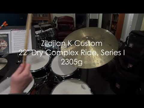 Zildjian 22" K Custom Dry Complex Medium Thin 2305g