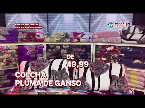 COLCHA PLUMA DE GANSO INAUGURAÇÃO NARCISO CONDE DA BOA VISTA DIA 18 QUARTA-FEIRA