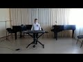 Soft Mozart Recital May 2022 Ivan 10 Y O Russia Plays Theme From Twisted Nerve By B Hermann