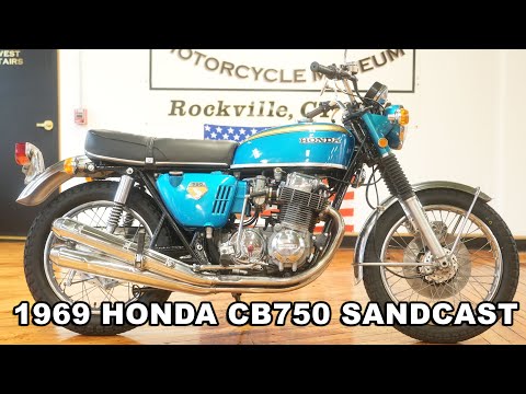 1 OWNER 1969 HONDA CB750 SANDCAST WITH 4000 MILES!! 