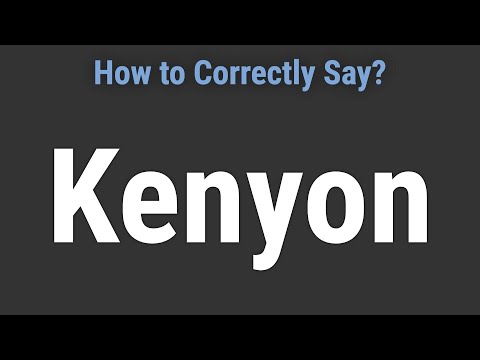 How to Pronounce Name Kenyon (Correctly!)