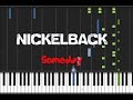 Nickelback - Someday [Piano Tutorial] (  ) 