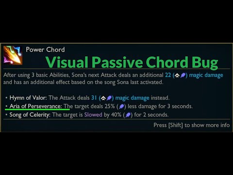 Sweetheart Sona Visual W Power Chord Bug (Patch 11.9)