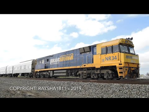 7MA8 - NR34 (Overland) Gheringhap - Australian Trains by Raysha1811