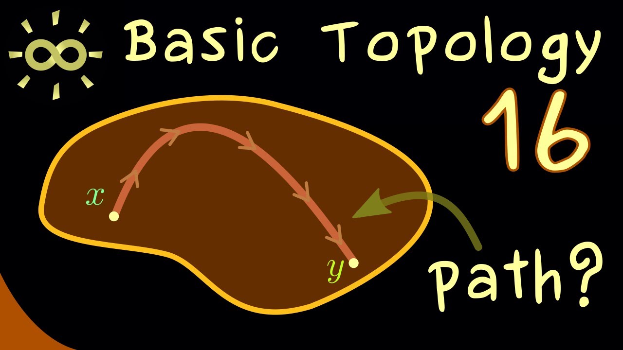 Basic Topology 16 | Path-Connected Spaces [dark version]