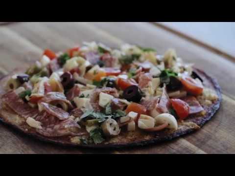 How to Make Antipasti Low Carb (Keto) Cauliflower Pizza