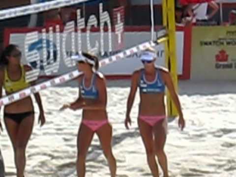 Nystrom sisters at Moscow Grand Slam 2011