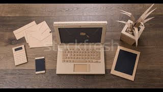 Kartondan Bilgisayar Yapımı - Apple Laptop