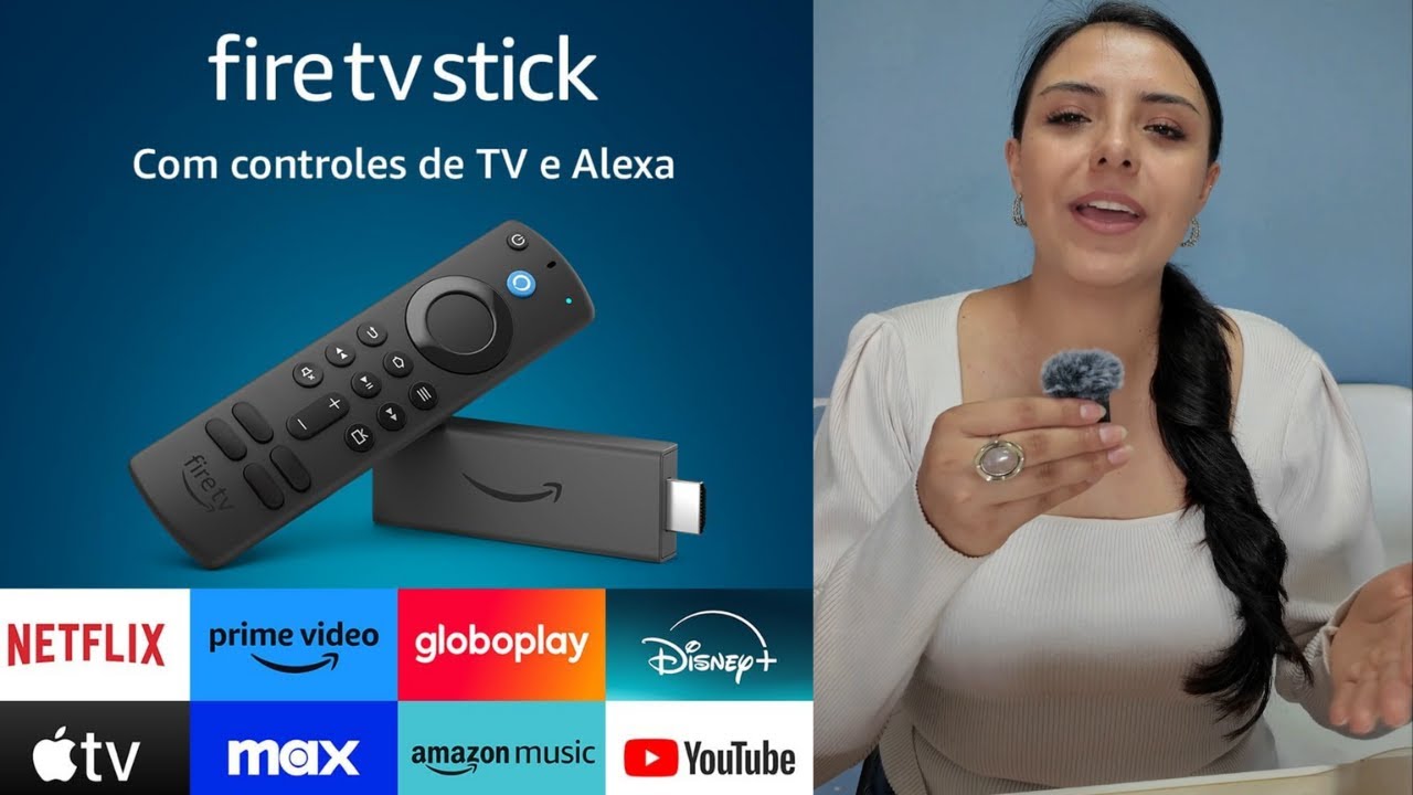 Fire TV Stick com Alexa: Transforme Sua TV em um Centro de Entretenimento | Achados da Amazon