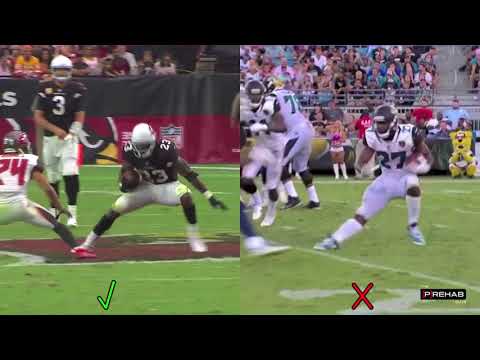 NFL Running Back Cutting Technique - What is Good vs. Bad