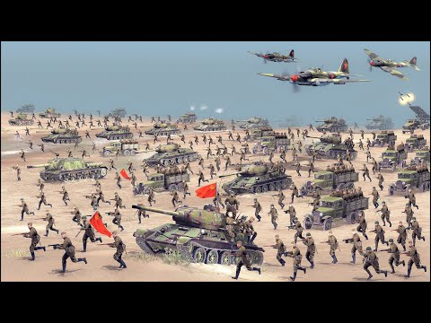 1.5 MILLION SOVIETS STORM CHINA - JAPANESE LAST STAND in MANCHURIA - CINEMATIC FILM