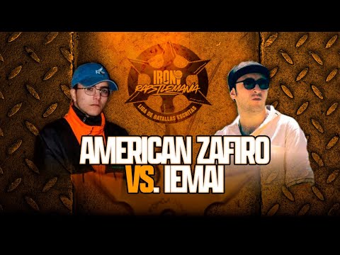 IRON BATTLES: AMERICAN ZAFIRO VS IEMAI #ligadebatallasescritas #ironxrapstlemania
